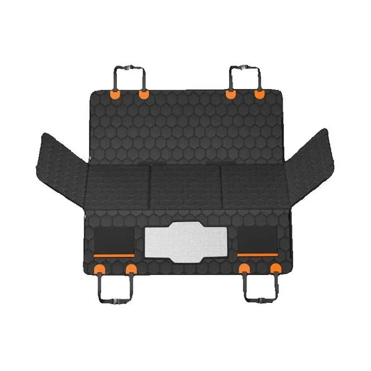 Dog Car Seat Cover & Back Seat Extender (Supports up to 350 lbs)