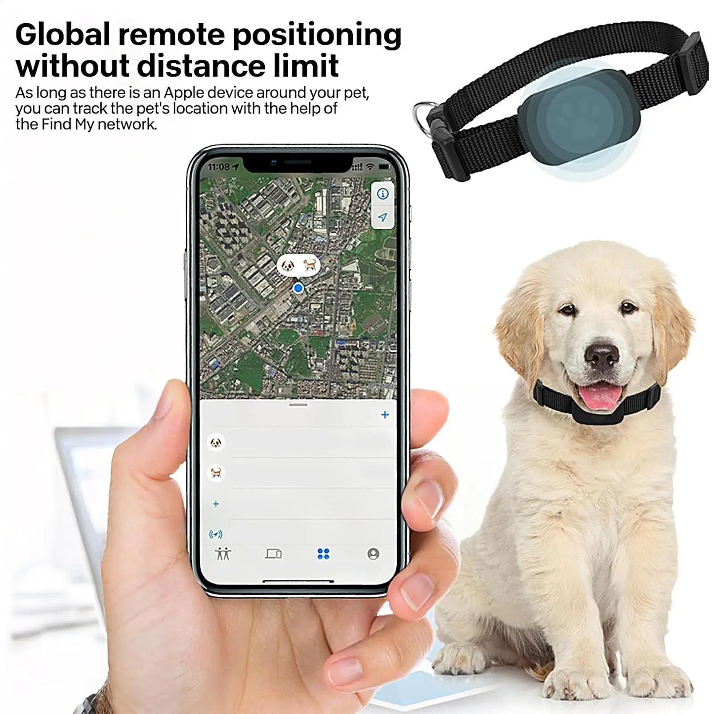 Multifunctional Smart GPS Tracker – Pet Safety for Cats & Dogs